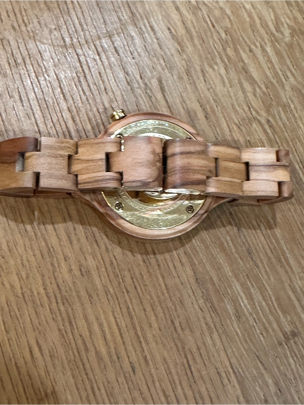 Revival Martin & Co. Olive Wood Tiger's Eye Women's Watch 37mm Quartz - Picture 11 of 13